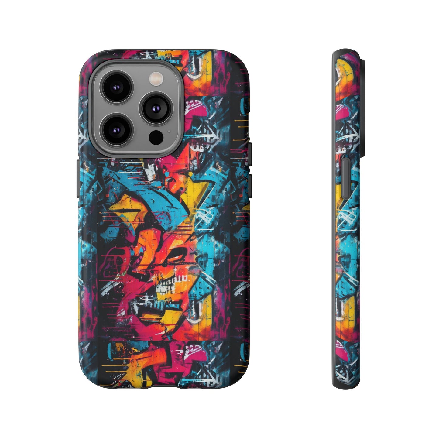 Wall Tag Armor Case – Neon Graffiti Burst Edition