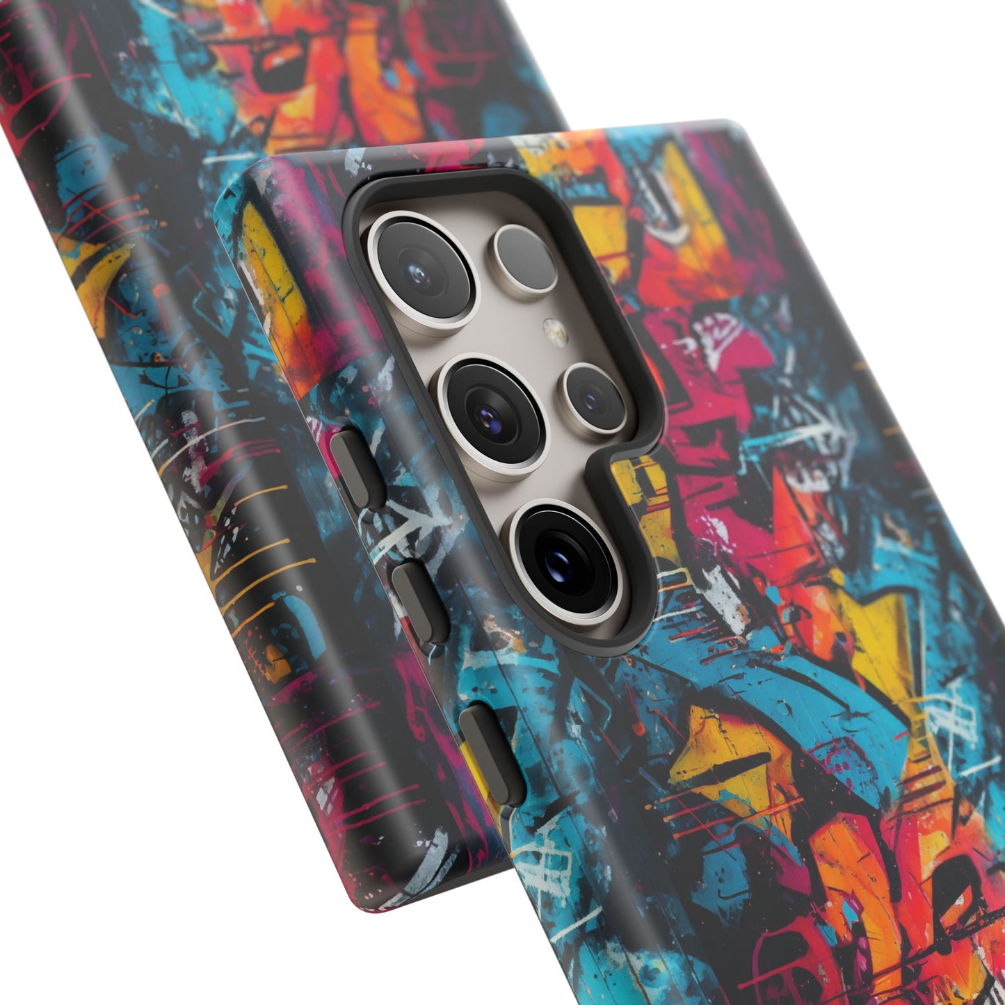 Wall Tag Armor Case – Neon Graffiti Burst Edition