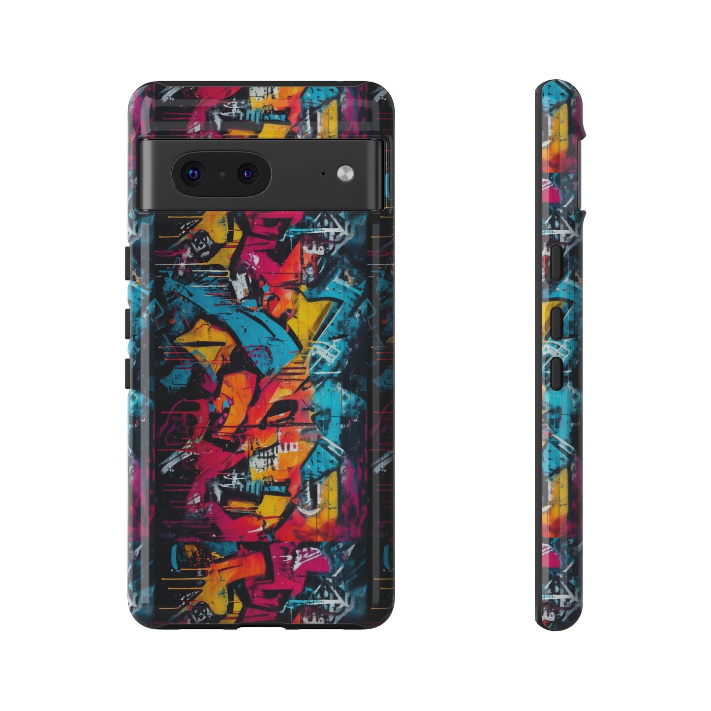 Wall Tag Armor Case – Neon Graffiti Burst Edition