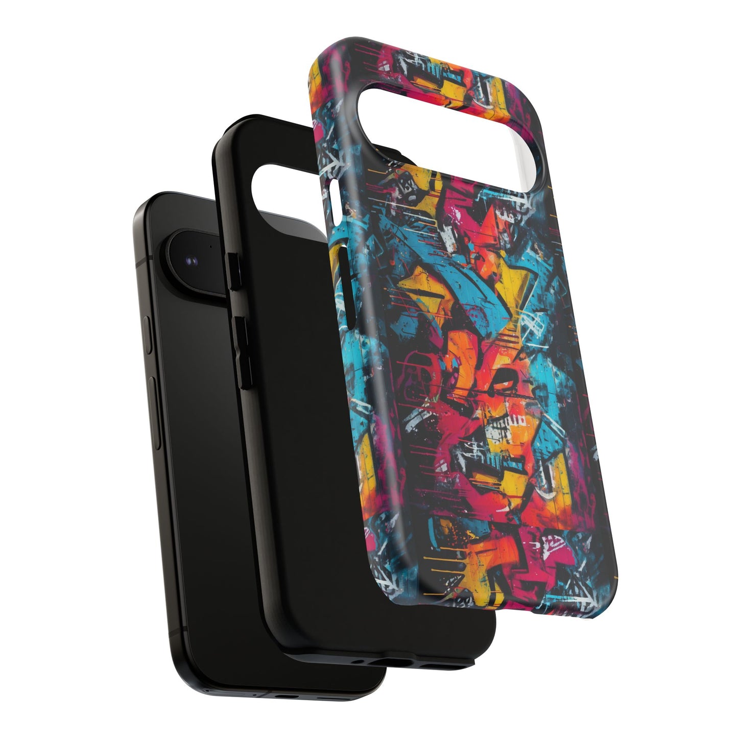 Wall Tag Armor Case – Neon Graffiti Burst Edition