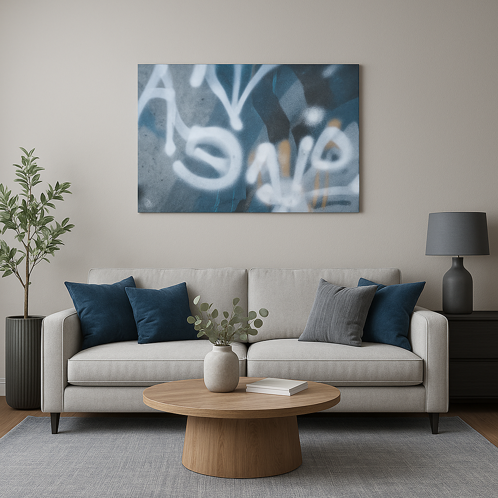 Urban Graffiti Canvas Art Wraps - Street Art Decor, Modern Home Wall Art, Gift for Art Lovers, Trendy Interior Design