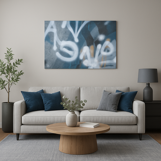 Urban Graffiti Canvas Art Wraps - Street Art Decor, Modern Home Wall Art, Gift for Art Lovers, Trendy Interior Design