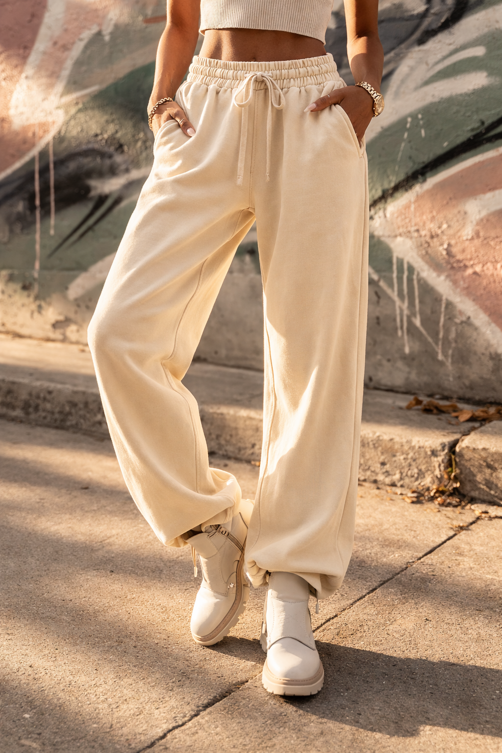 Quiet Riot™ Vintage Washed Drawstring Sweatpants