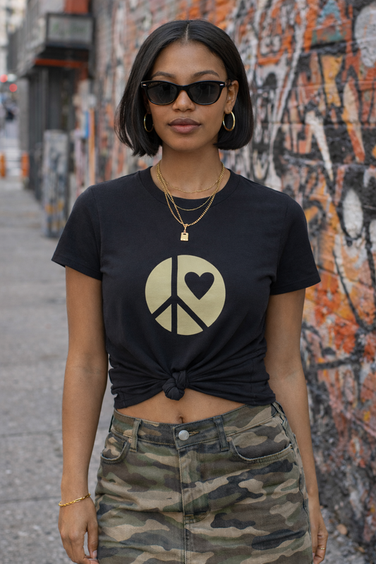 Quiet Riot™ Emblem Standard Shoulder Slim-Fit Tee