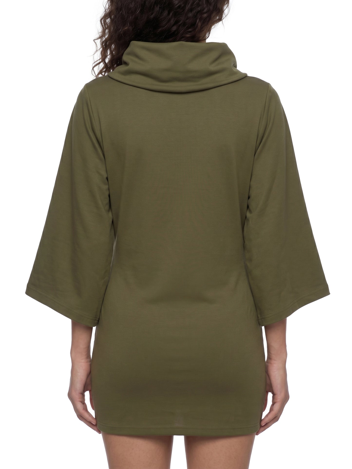 Graffiti Riot Women's Convertible Turtleneck Tee Dress | Cozy Fall Streetwear Dress