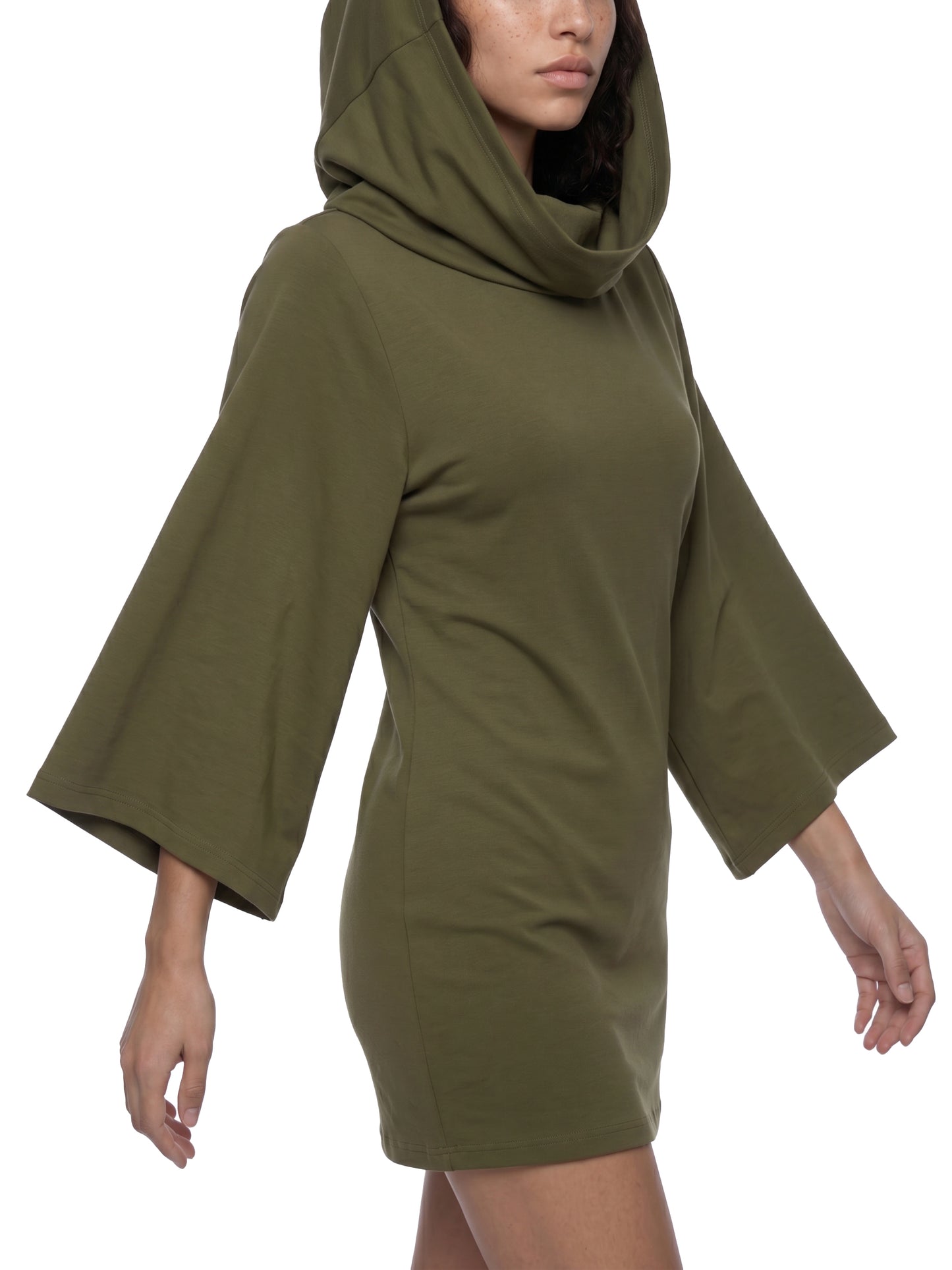 Graffiti Riot Women's Convertible Turtleneck Tee Dress | Cozy Fall Streetwear Dress