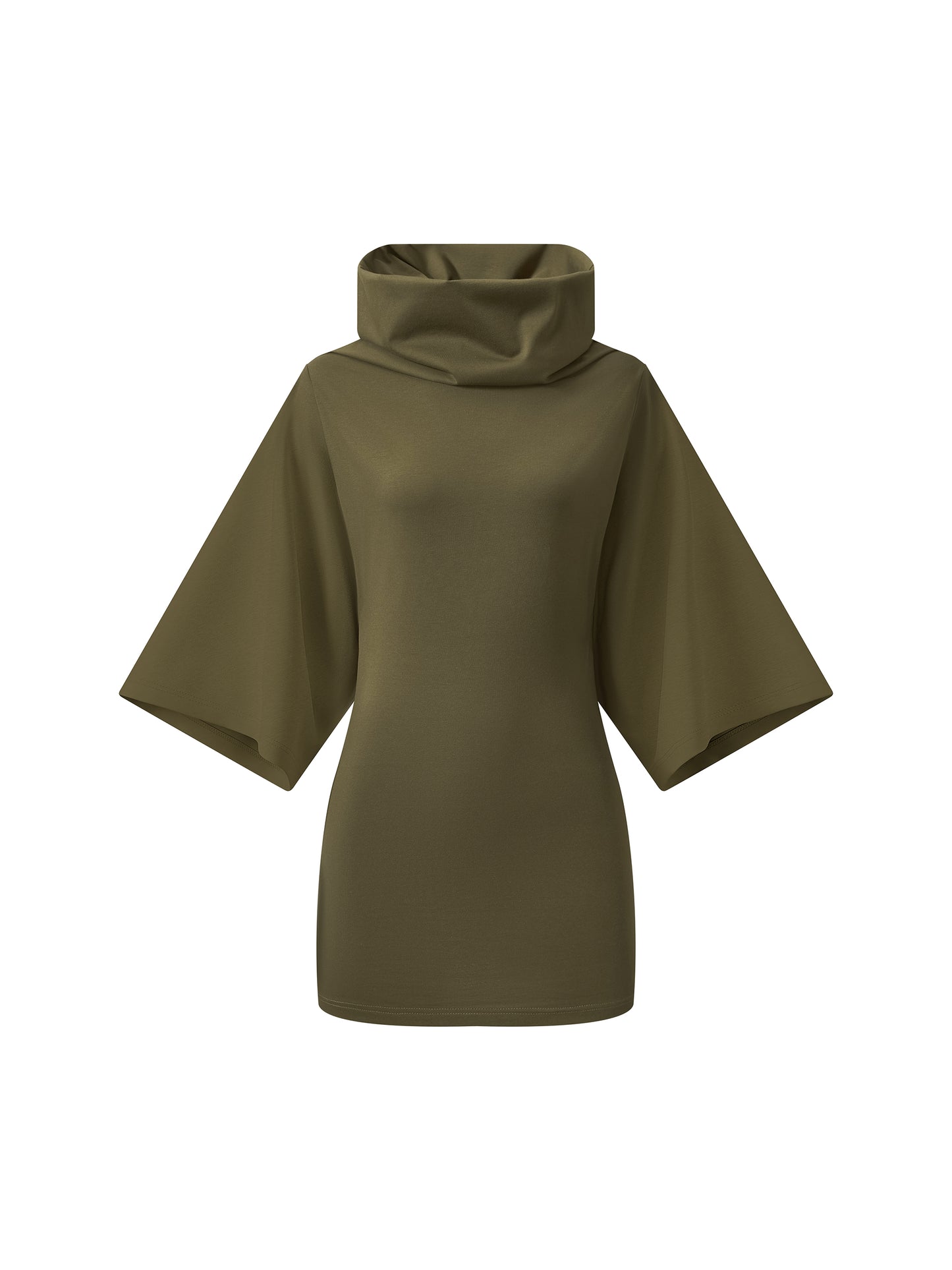 Graffiti Riot Women's Convertible Turtleneck Tee Dress | Cozy Fall Streetwear Dress