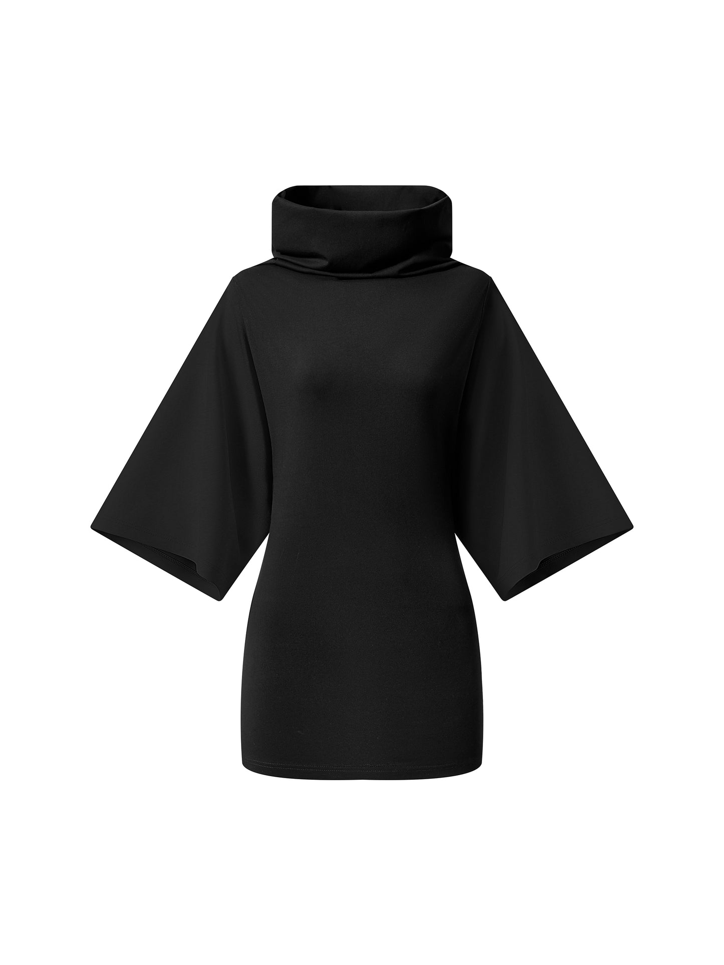 Graffiti Riot Women's Convertible Turtleneck Tee Dress | Cozy Fall Streetwear Dress