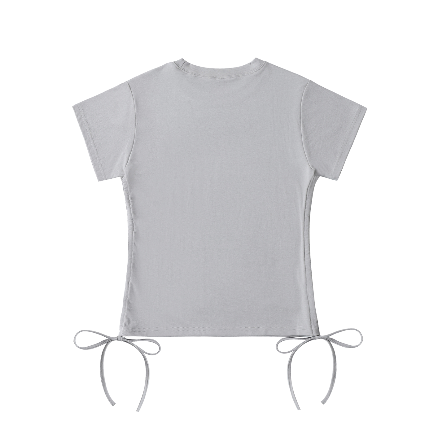 Quiet Riot™ Contour Drawstring Crop Tee