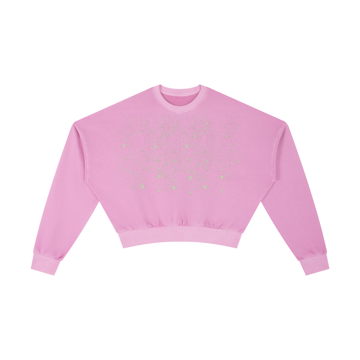 Quiet Riot™ Vintage Washed Cropped Sweatshirt