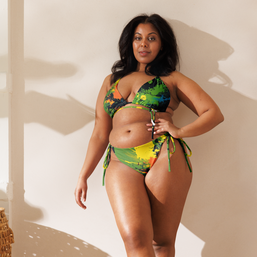 “Splash Statement” Graffiti Bikini