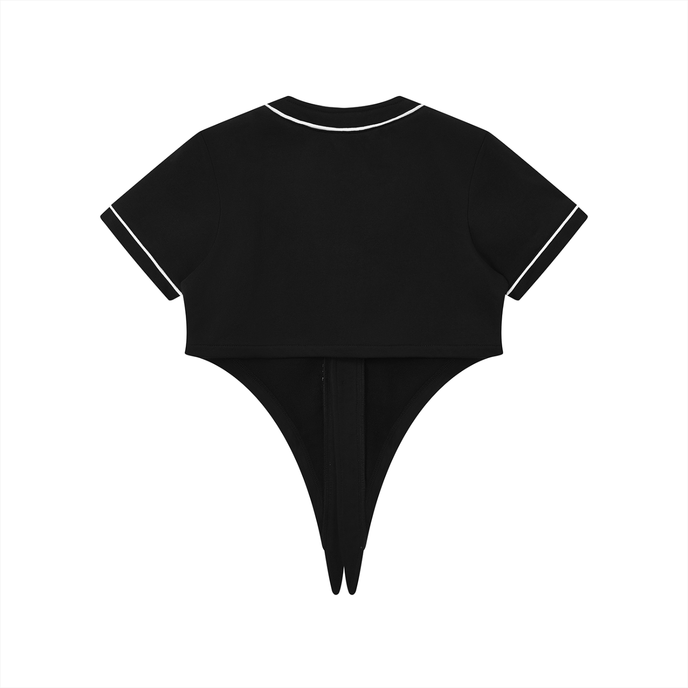 Street Ease Women's Cropped Piping Jersey To