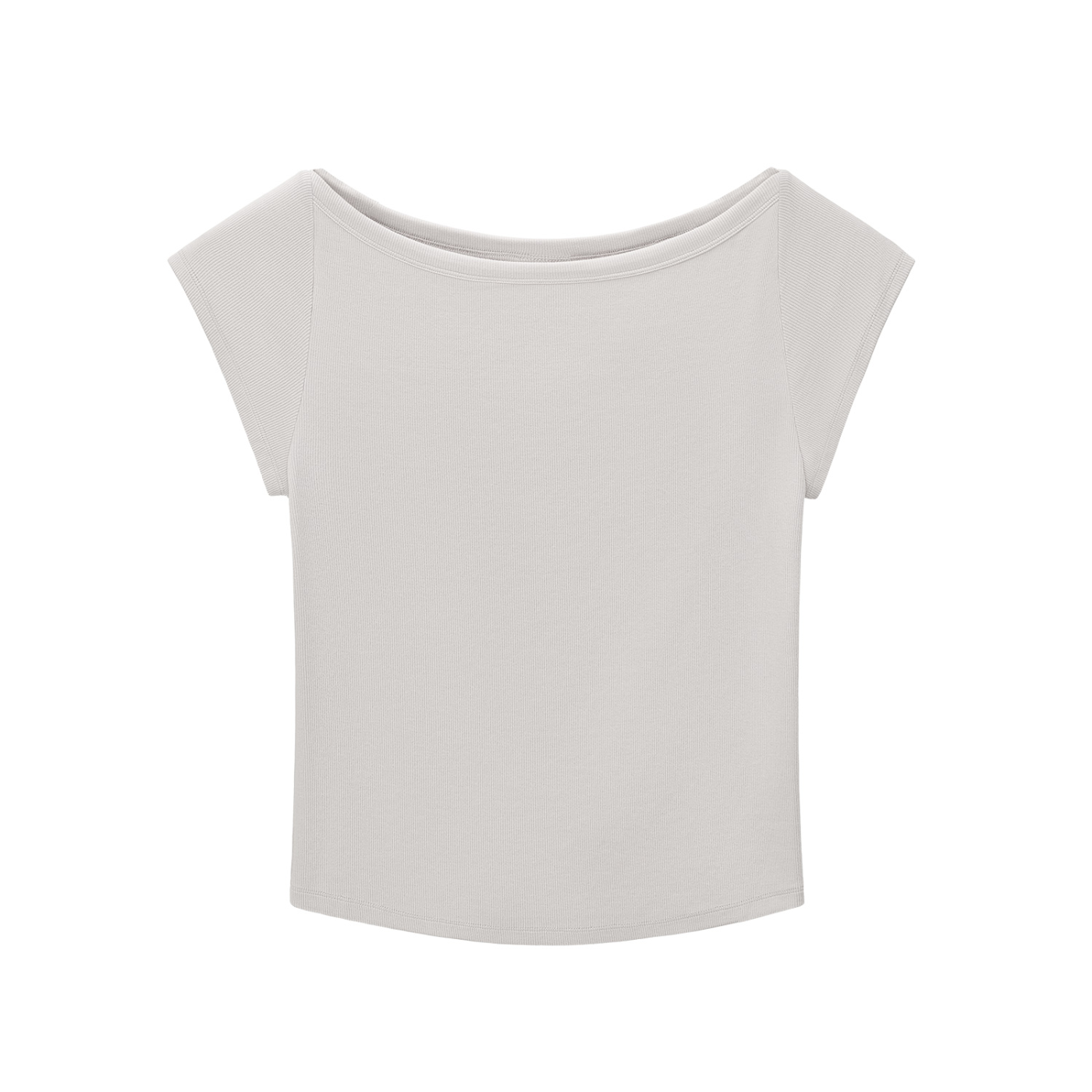 Quiet Riot™ Essential Wide Neck Bodycon Baby Tee