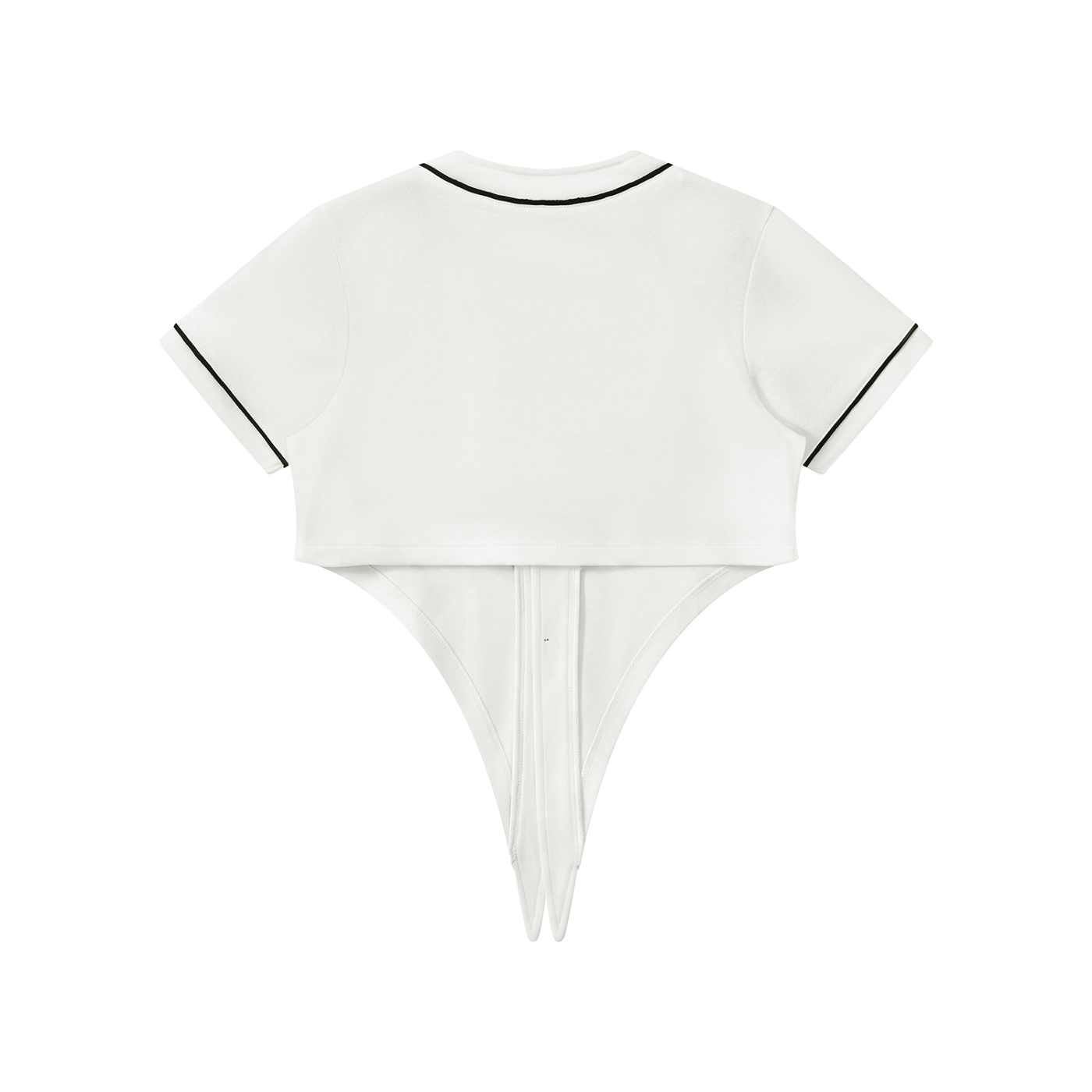 Street Ease Women's Cropped Piping Jersey To