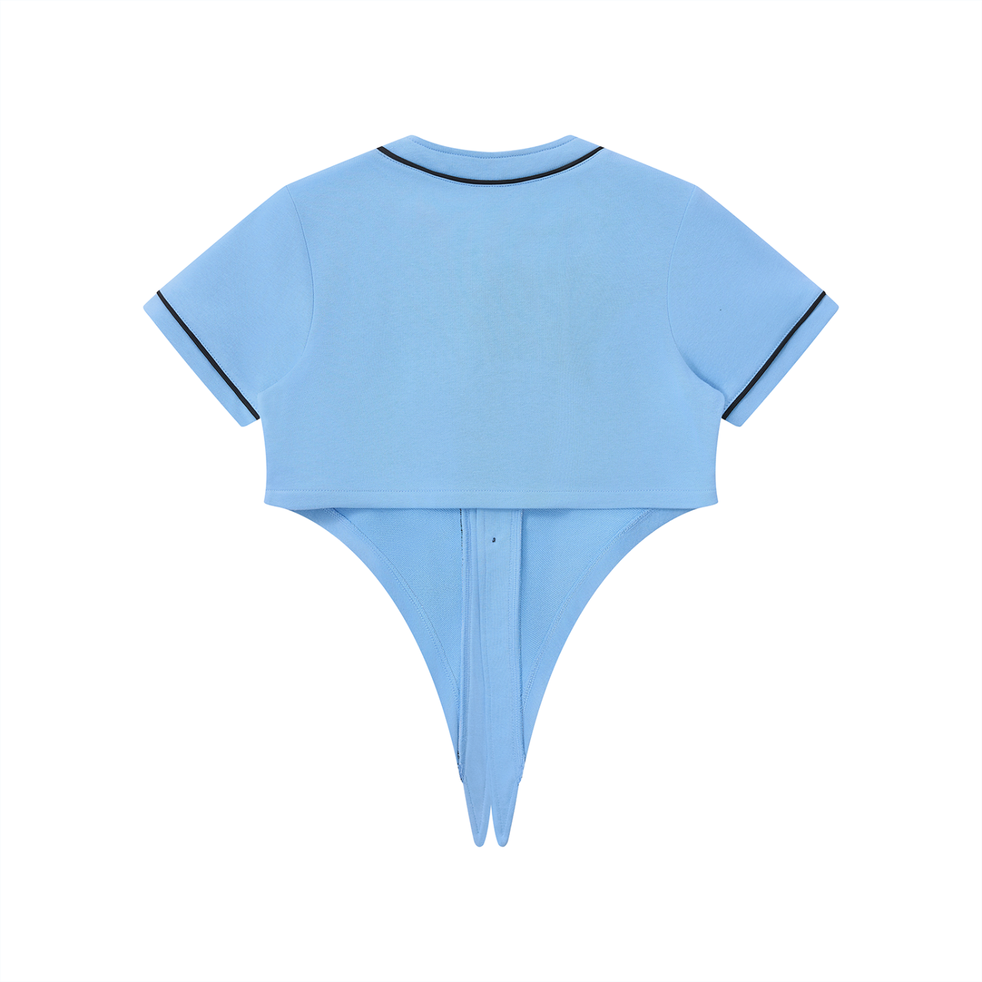 Street Ease Women's Cropped Piping Jersey To