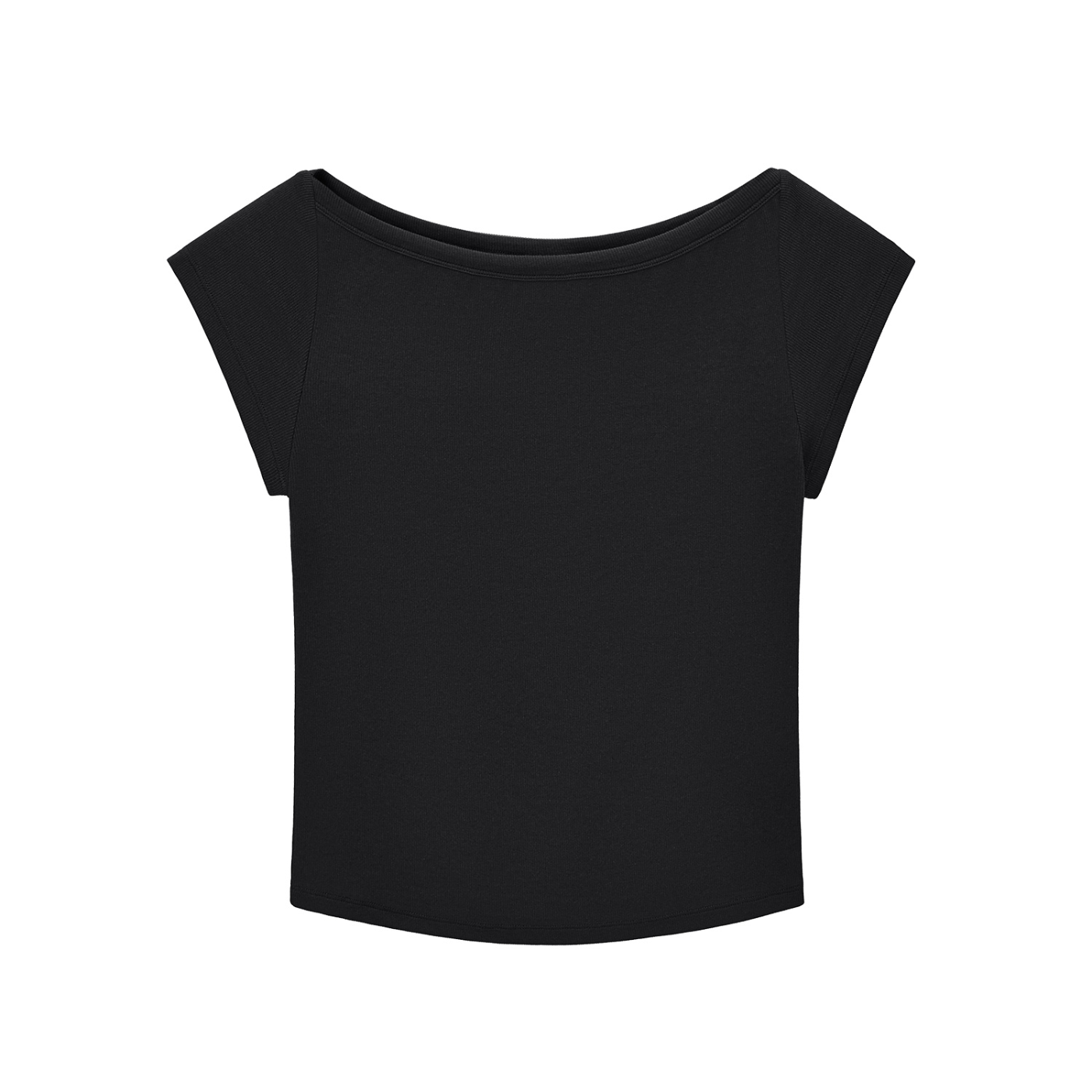 Quiet Riot™ Essential Wide Neck Bodycon Baby Tee