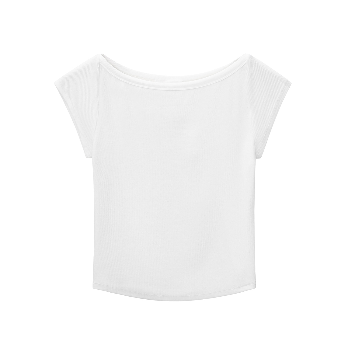 Quiet Riot™ Essential Wide Neck Bodycon Baby Tee