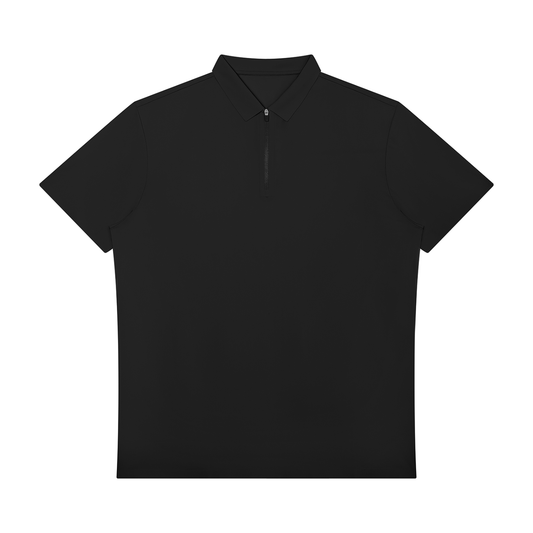 Men's Quarter-Zip Performance Polo Shirt