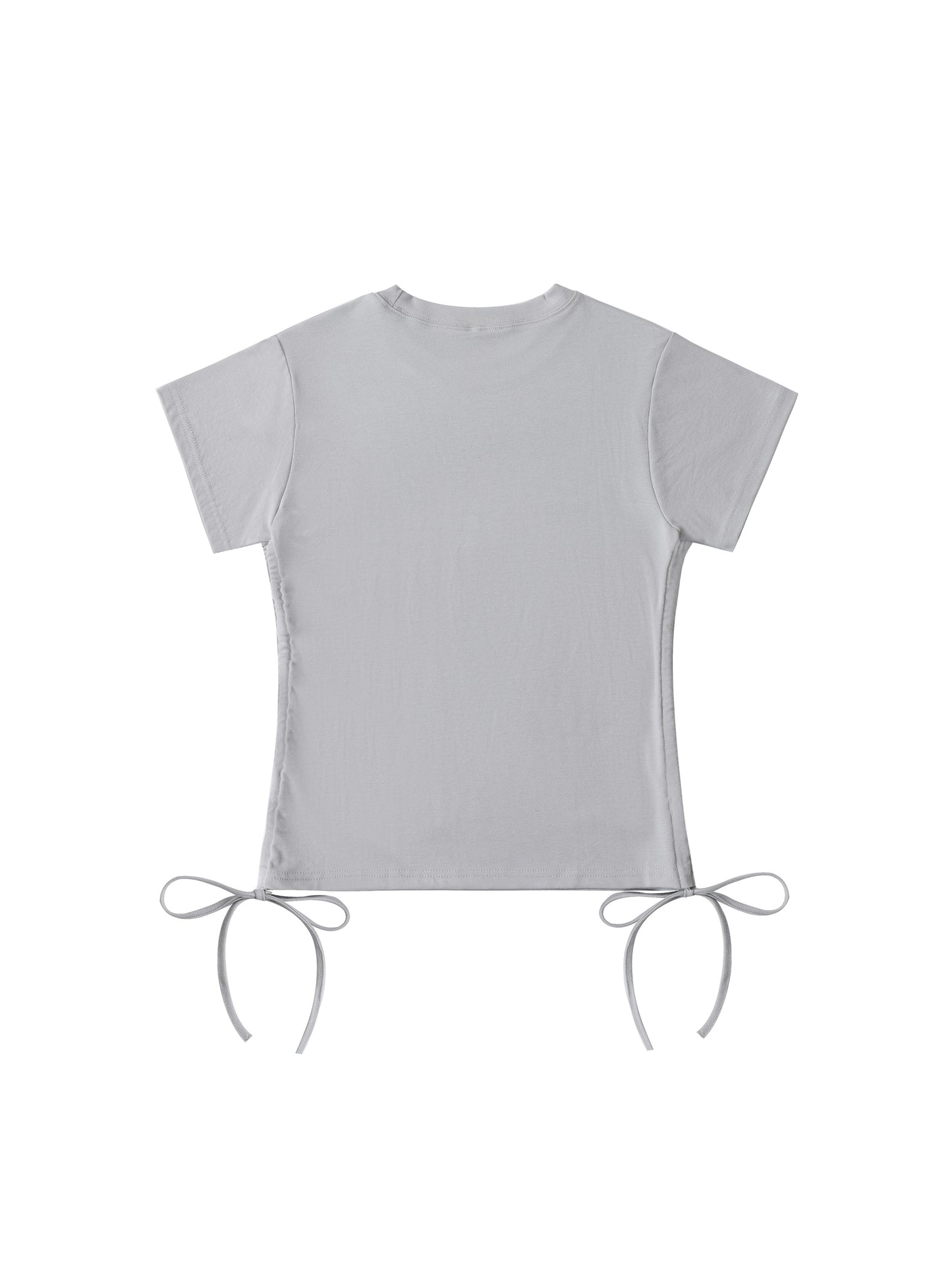 Quiet Riot™ Contour Drawstring Crop Tee