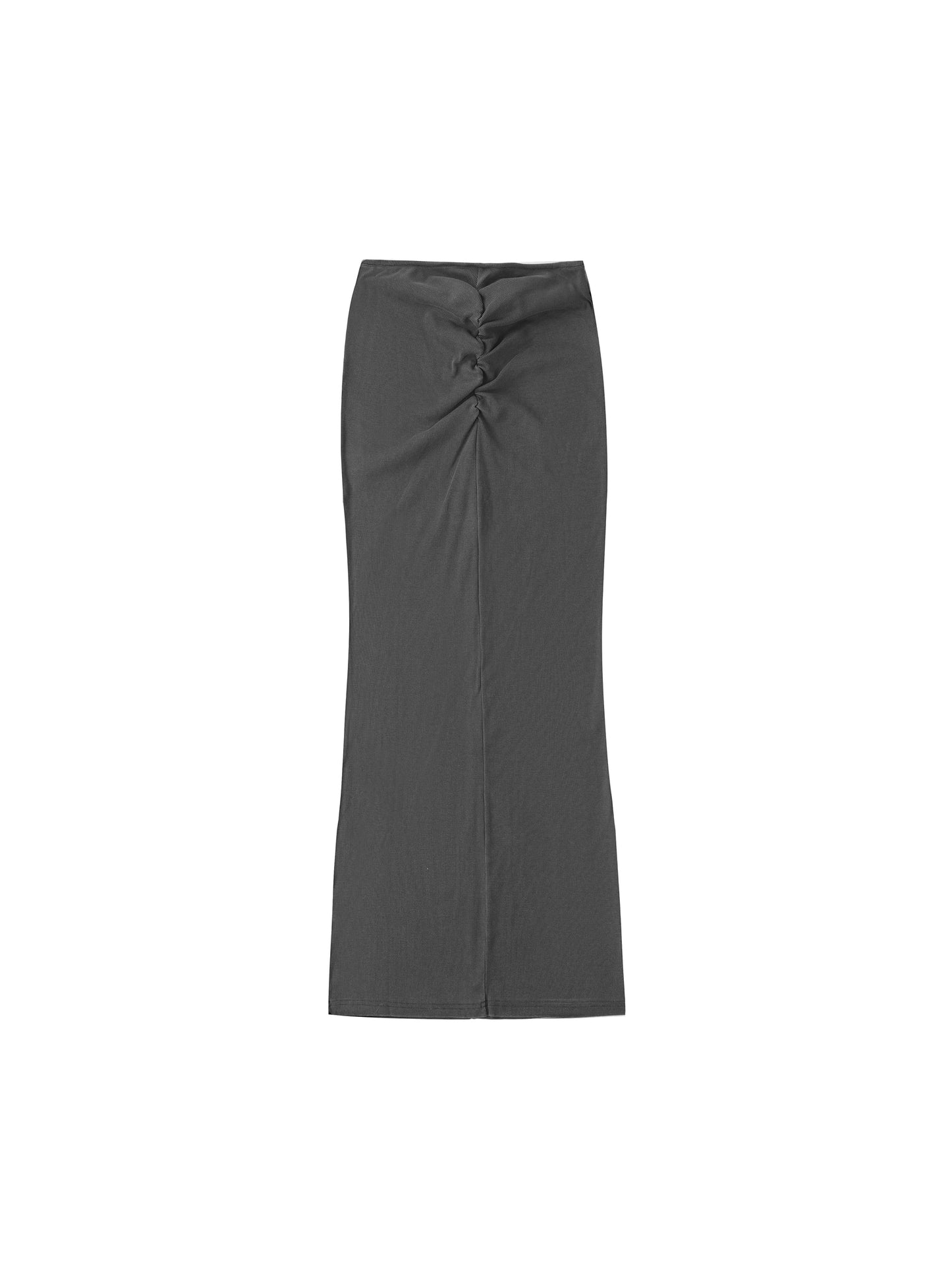 Quiet Riot™ Washed Drawstring Contour Maxi Skirt