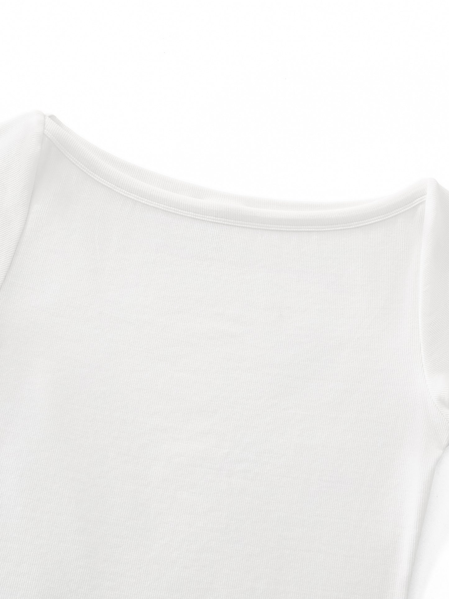 Quiet Riot™ Essential Wide Neck Bodycon Baby Tee