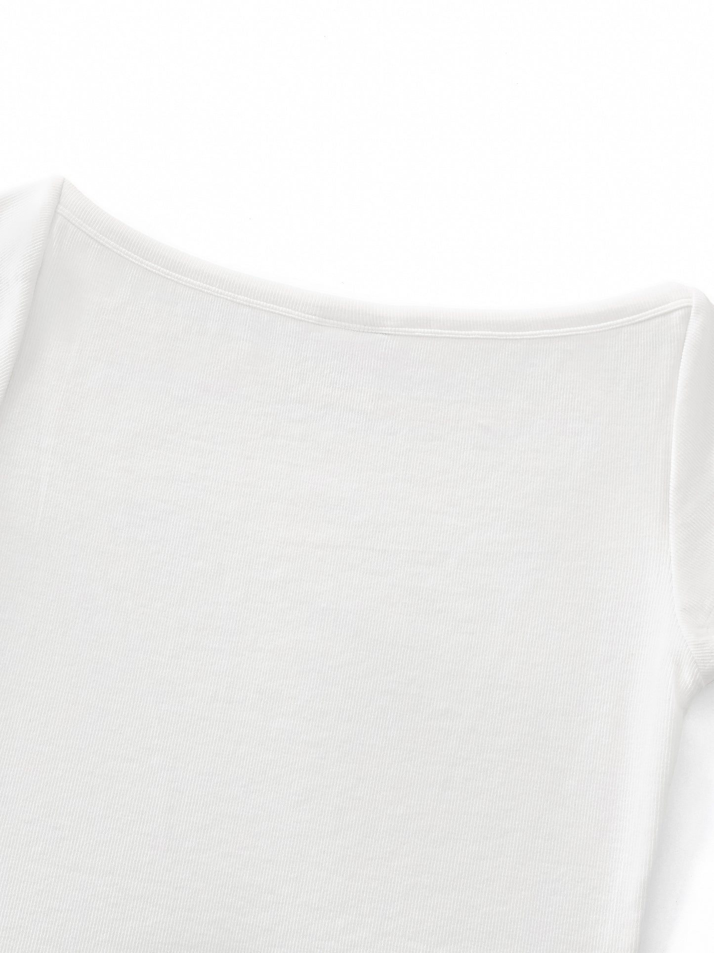 Quiet Riot™ Essential Wide Neck Bodycon Baby Tee