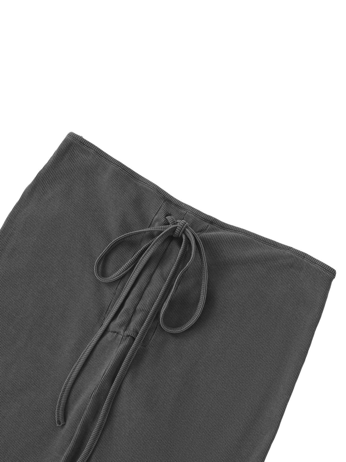 Quiet Riot™ Washed Drawstring Contour Maxi Skirt
