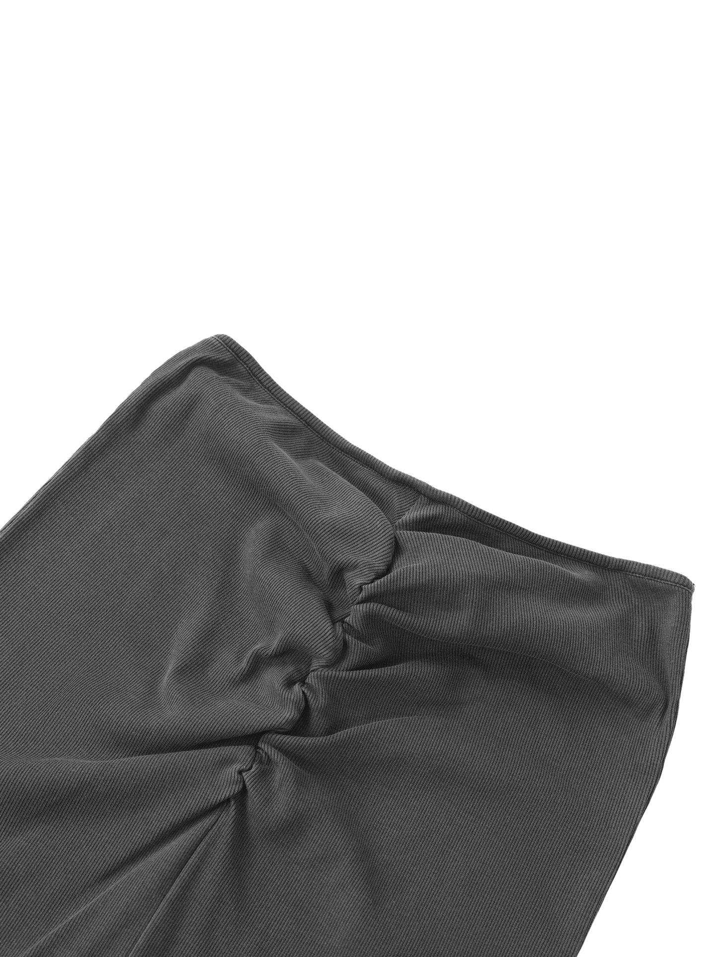 Quiet Riot™ Washed Drawstring Contour Maxi Skirt