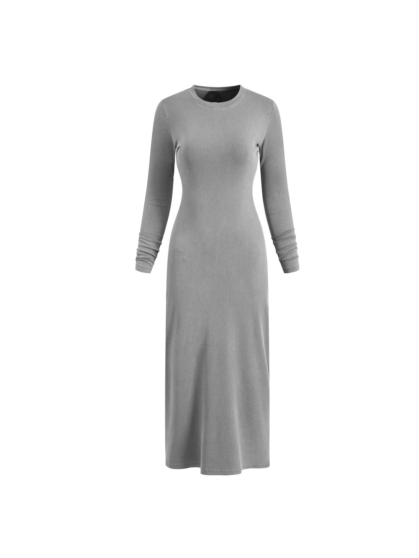 Quiet Riot™ Dyed Washed Slit Maxi Dress | Paint-Splatter Streetwear Maxi