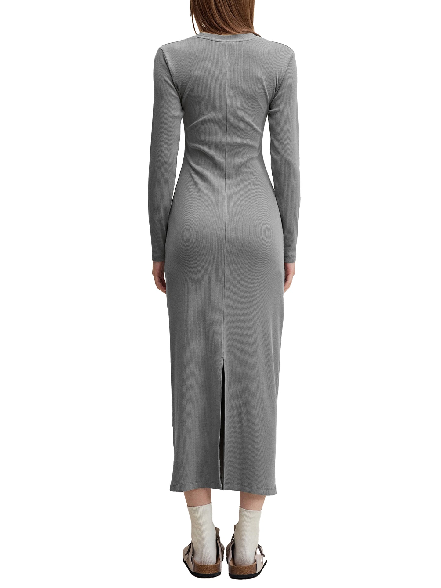 Quiet Riot™ Dyed Washed Slit Maxi Dress | Paint-Splatter Streetwear Maxi