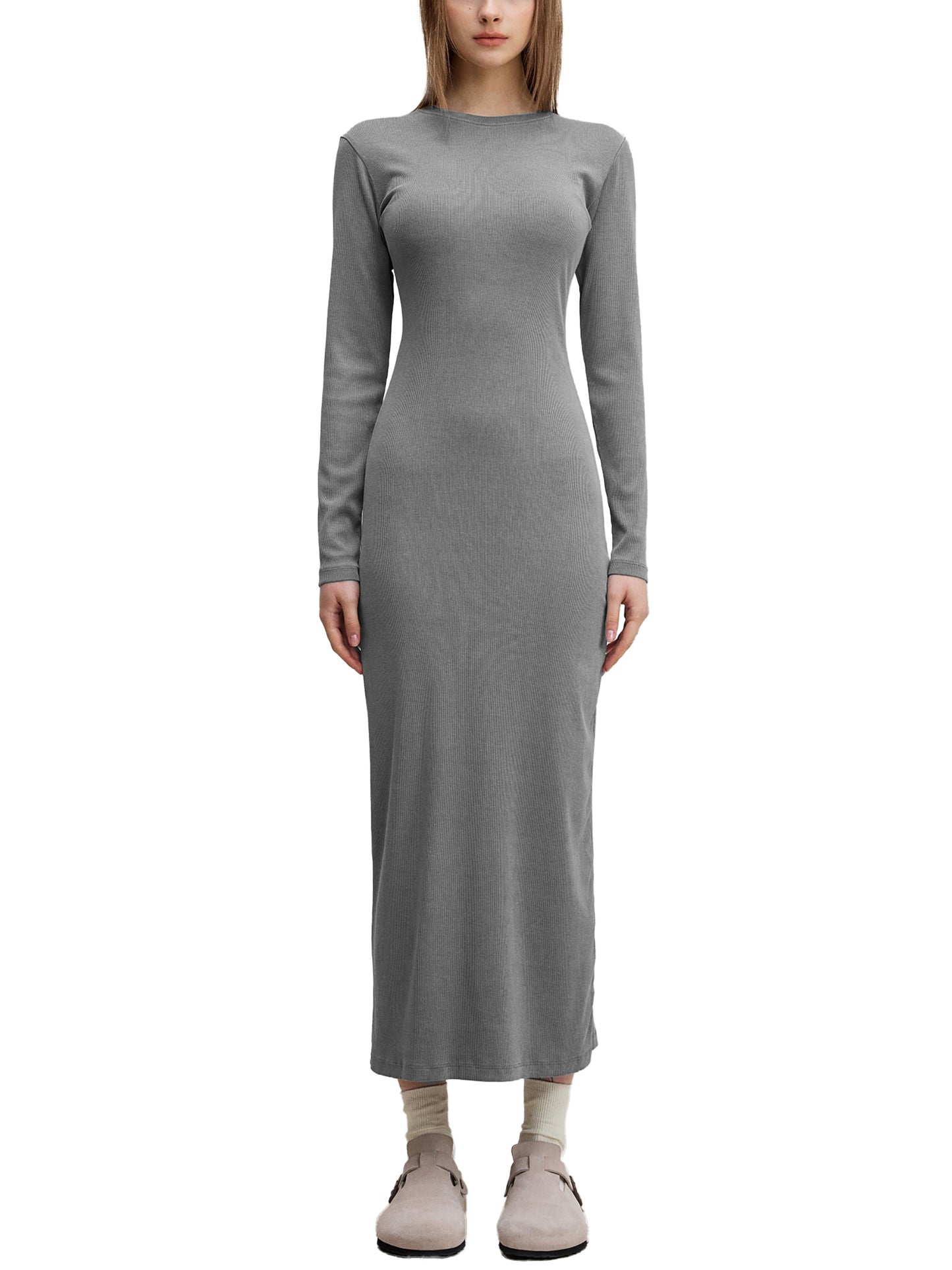 Quiet Riot™ Dyed Washed Slit Maxi Dress | Paint-Splatter Streetwear Maxi