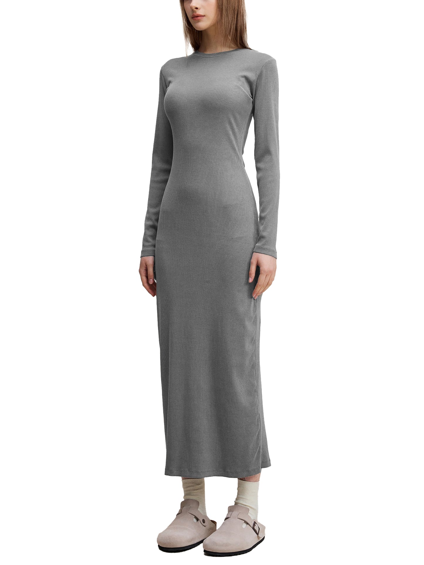 Quiet Riot™ Dyed Washed Slit Maxi Dress | Paint-Splatter Streetwear Maxi
