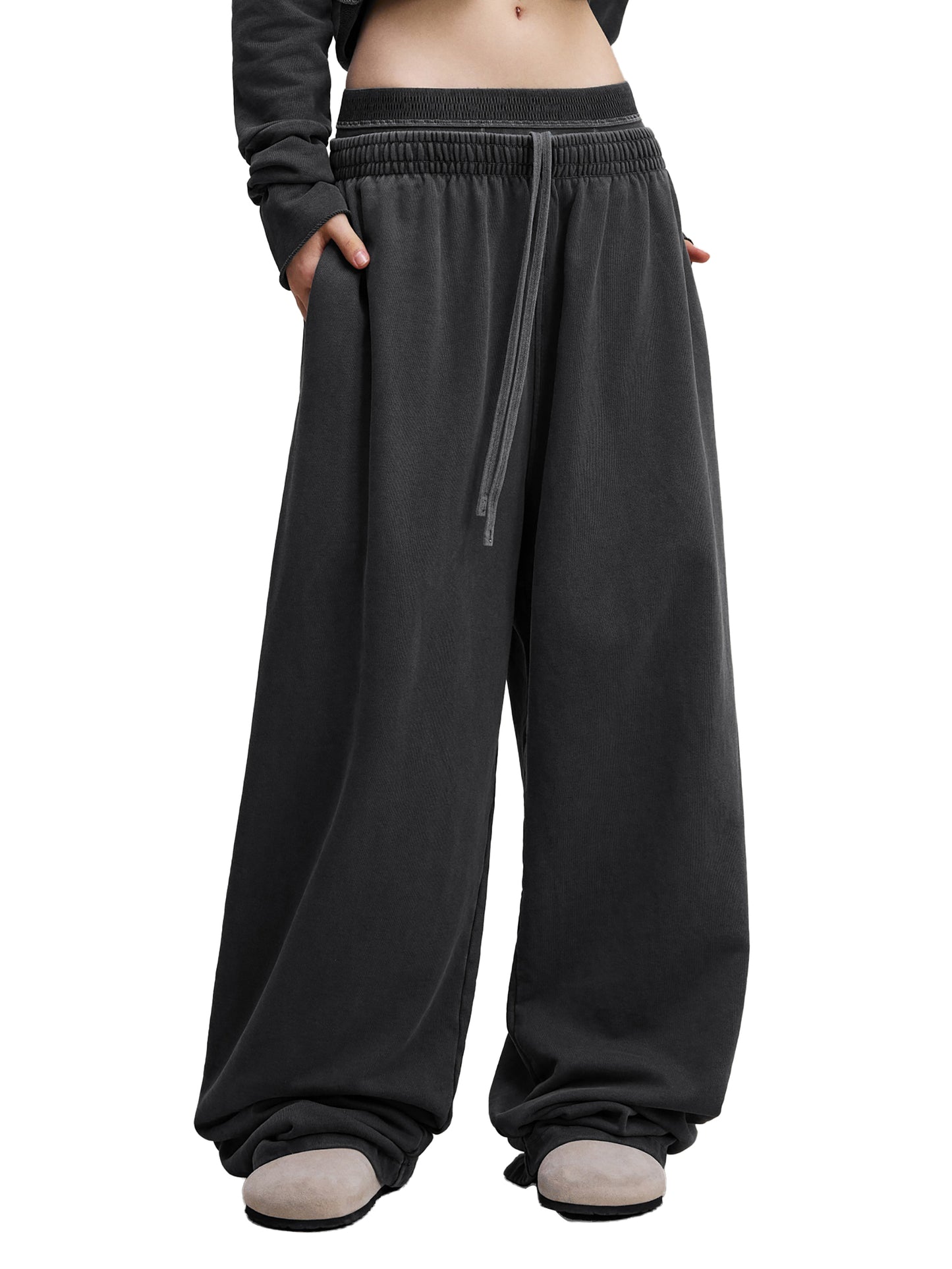 Quiet Riot™ Vintage Washed Paint-Splatter Street Pants