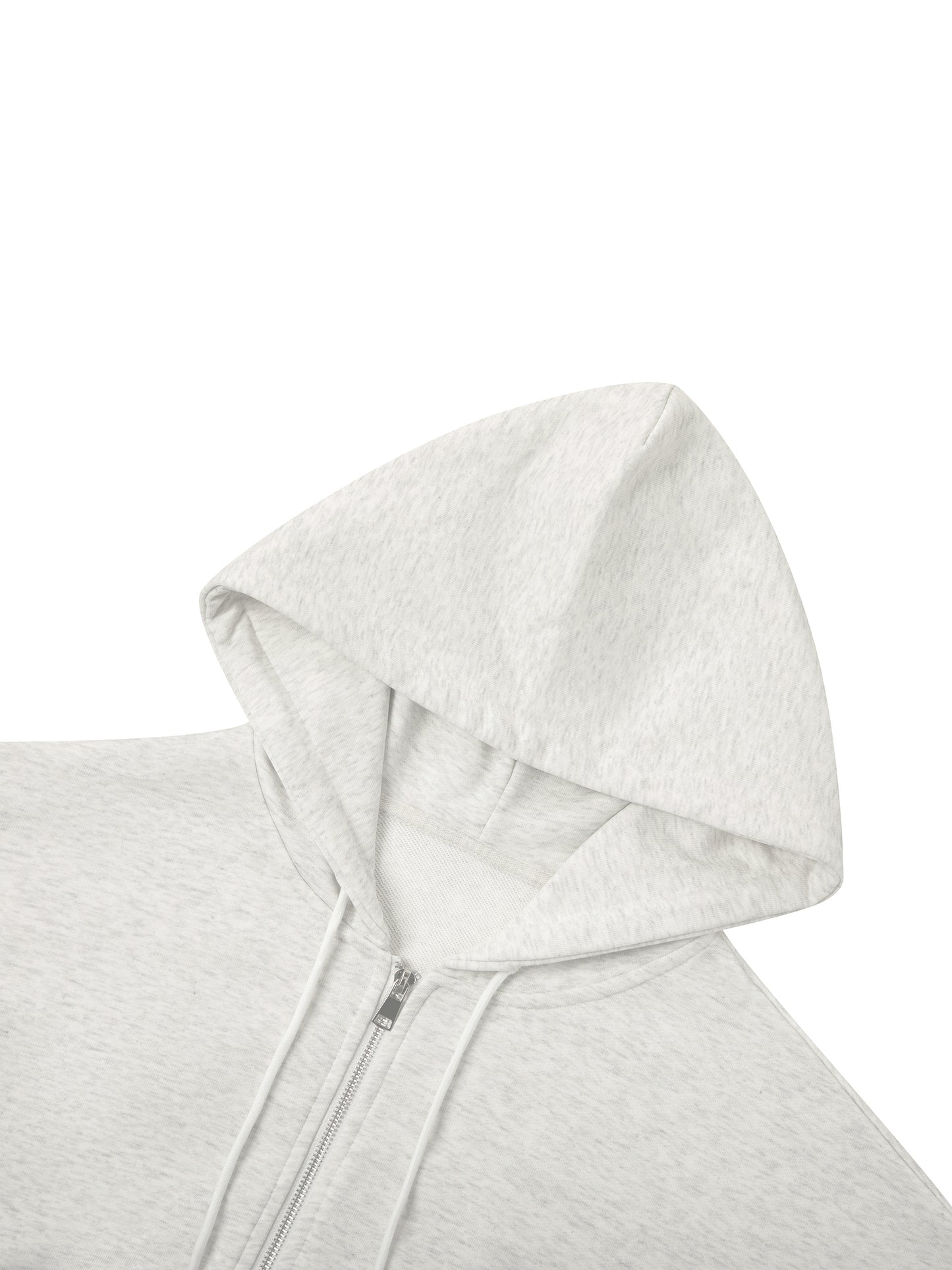 Quiet Riot™ Essential Paint-Splatter Cropped Zip Hoodie | Elevated Street Layer