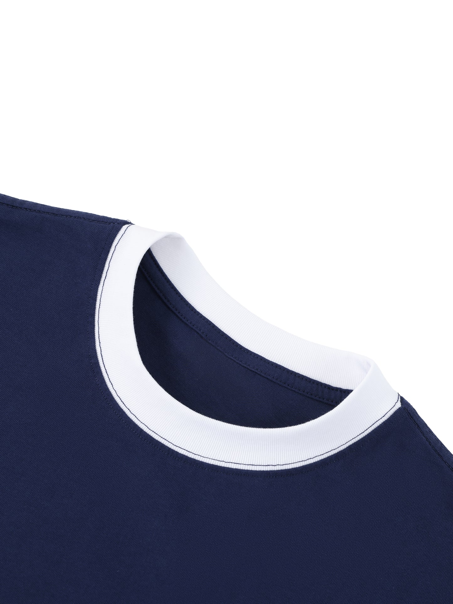 Unisex Boxy Color Block T-Shirt