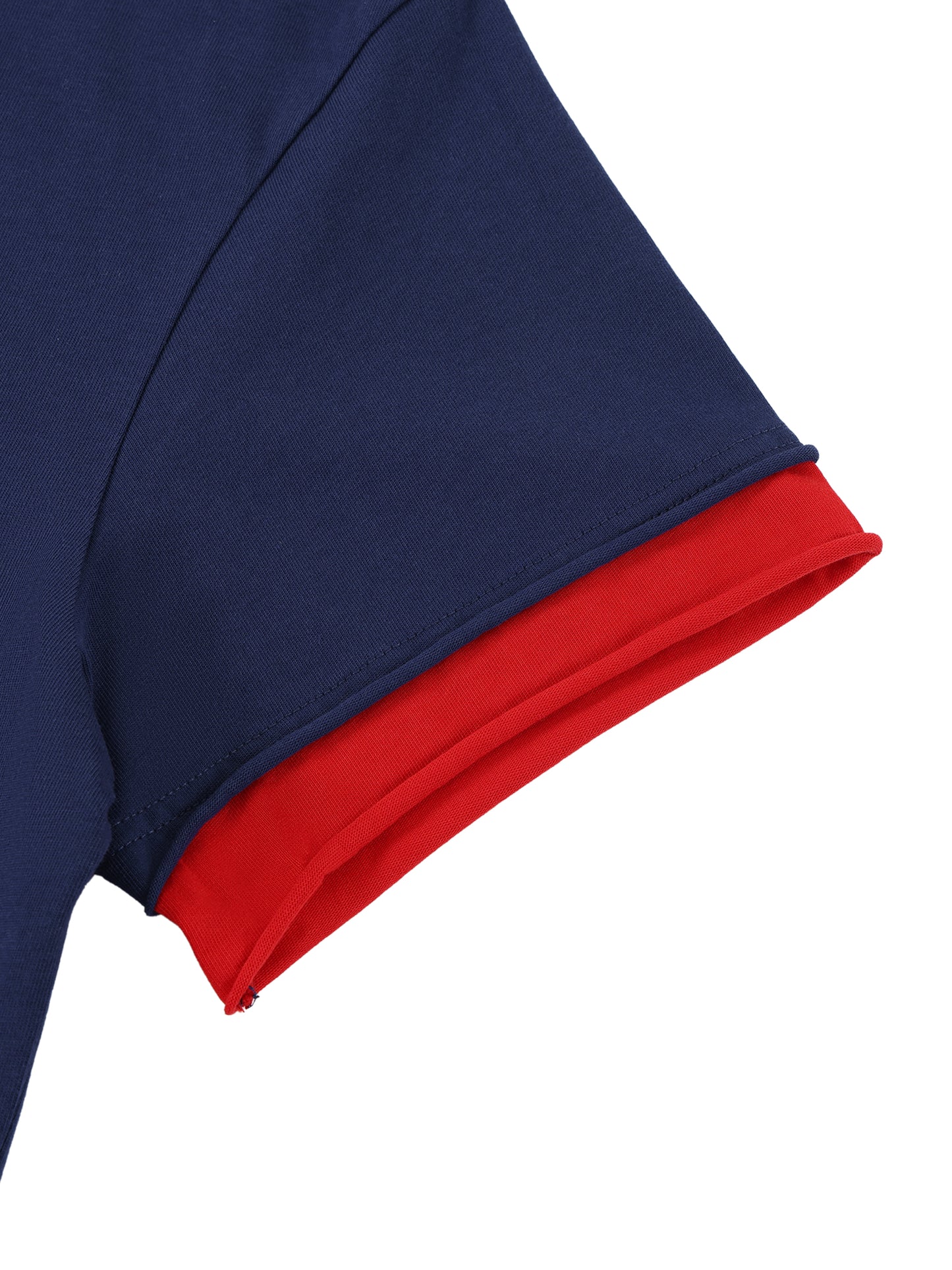Unisex Boxy Color Block T-Shirt
