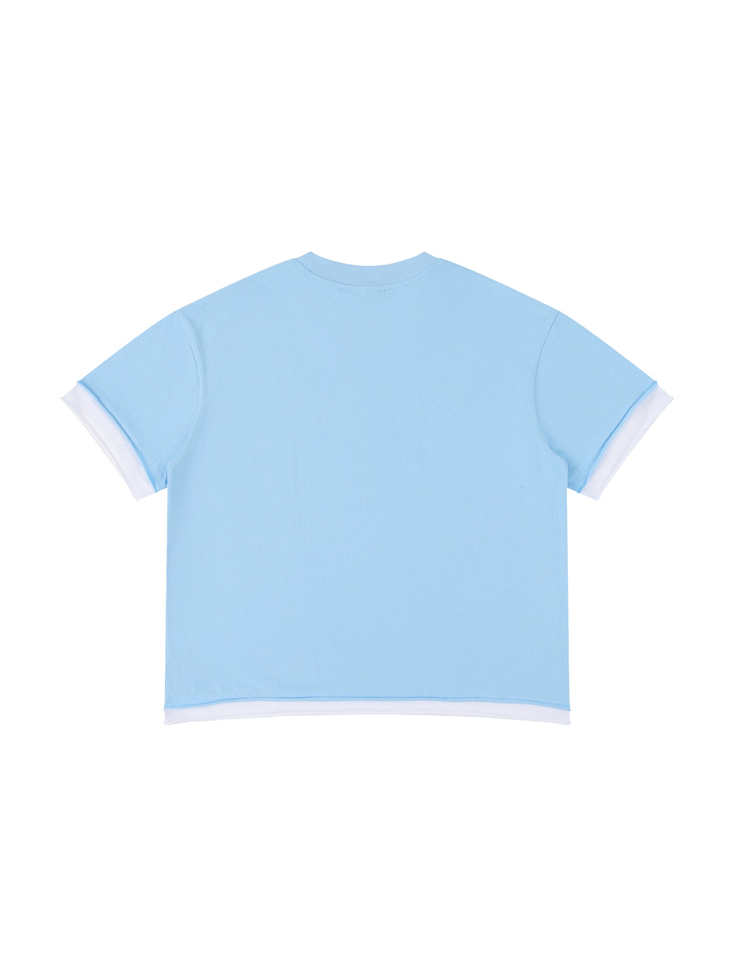 Unisex Boxy Color Block T-Shirt